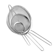 Image of Finest Mesh Sieve Strainer Stainless Steel Anti-Corrosive Bend-Proof 8, 12, 18cm