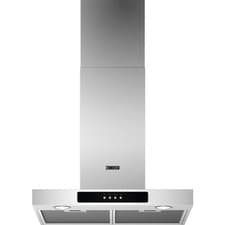 Image of Zanussi 60cm Chimney Cooker Hood Stainless Steel 600m³/h LED 3 Speed