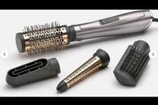 Image of BaByliss Airstyle 1000 Hair Dryer Brush & Volumiser Curler With 4 Attachments