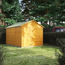 Image of Shed | Power Apex Garden Sheds | Windowless | Wooden Workshop | 12x8 up to 20x8