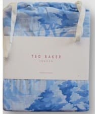 Image of NEW TED BAKER LANDSCAPE TOILE BLUE OXFORD PILLOWCASE X 1