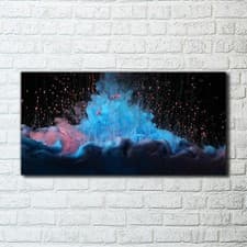 Image of Canvas Print Photo Picture Acrylic colours in water Ink blot Abstract background