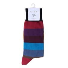 Image of Paul Smith Sock Jonathan Stripe Black