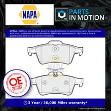 Image of Brake Pads Set fits PEUGEOT 508 Mk1 2.0D Rear 10 to 18 NAPA 1619790380 425439
