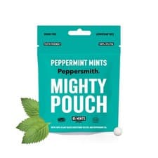 Image of Peppersmith English Peppermint Xylitol Mints Mighty Box 50g (Pack of 12)