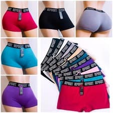 Image of 3-12 Boxer Briefs Short Shortie Boyshorts Sexy Women Teen Underwear Panties 8520