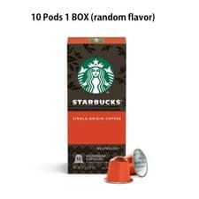 Image of Starbucks by Nespresso Coffee 50 Pods or 10 Capsules Original Line or Variety