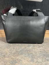 Image of Radley Black Leather Alpha Road Large Shoulder Bag