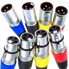 Image of Microphone Speaker Lead Mic Cable / XLR Patch Lead Balanced Male to Female Plugs