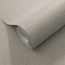 Image of Vinyl Wallpaper Taupe Dolce Linen Weave Effect Erismann Opus Unicolour 10463-02