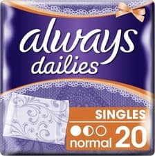 Image of Always Dailies Normal Pantyliners, ( 20 P ) Pack of 1