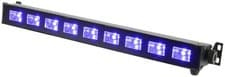 Image of Qtx UVB-9 Ultraviolet LED Bar, 3W UV 9 LEDs Creates a blacklight effect