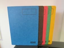 Image of EA56121 Eastlight Mottled 16mm Ring Binder A4 2 Ring Box of 10 Assorted Colours