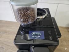 Image of Delonghi Rivelia Bean To Cup Coffee Machine Milk Frother Black C Grade