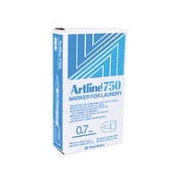 Image of Artline 750 Laundry Marker Bullet Tip Fine Black (Pack of 12) A750
