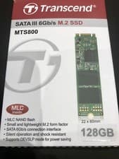 Image of 128GB Transcend M.2 SATA III 6Gb/s SSD MTS800 MLC Flash 80mm Form Factor