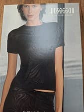 Image of Wolford Soho Shirt Black Size Small Rrp £115