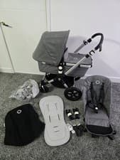 Image of Bugaboo Cameleon 3 plus Grey Melange Pushchair Stroller Pram latest edition