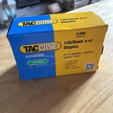 Image of Tacwise 0341 140 Series 8mm Staples Galvanised - 5000 Pack - Type T50 G 140EL