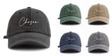 Image of Chosen 1 Peter 2:9 Adjustable Buckle Strap Unisex Polyester Cap Christian Gift