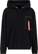 Image of Alpha Industries Men's Taped Pocket Hoodie Sweatshirt, M