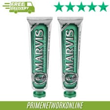 Image of 2 X Marvis Classic Mint Toothpaste 85ml 100% ORIGINAL ⭐⭐⭐⭐⭐