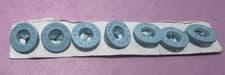 Image of 7 Vintage 16mm SHANK LIGHT BLUE ‘LEGION ETRANGERE’ FRENCH FOREIGN LEGION BUTTONS