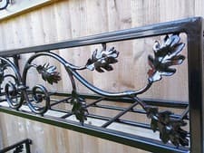 Image of Metal Wall Mounted Flower Window Planter Box Basket, Pot Trough Holder. Number40