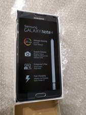 Image of Genuine New Samsung Galaxy Note 4 - 32GB Smartphone (Unlocked) Charcoal Black