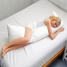 Image of Single Double King Bolster Pillow Orthopaedic Pregnancy Maternity Support 
