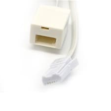 Image of BT Telephone Extension Cable Lead Landline Fax Modem Socket RJ11 2m - 30m