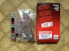Image of UNION 2201 5 Lever Mortice Sashlock Brass Finish 65mm 2.5in Visi