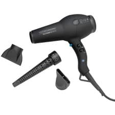 Image of Diva Ultima 5000 Pro Hairdryer + Free Air Styling Wand Black - Free P&P
