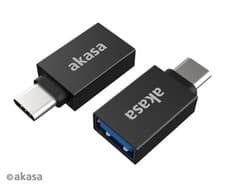 Image of Akasa AK-CBUB62-KT02 USB Type-C Male to USB Type-A Female Adapter (2-pack)
