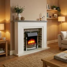 Image of Electric Fireplace with Surround 48'' - Endeavour Fires Flamborough