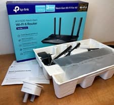 Image of TP-Link Archer AX10 AX1500 Dual-Band Wi-Fi 6 Router - Black