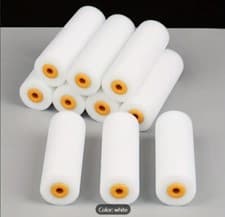 Image of New 4 inch Foam Mini Rollers Sleeves Smooth Finish Woodwork Gloss,Varnish Roller