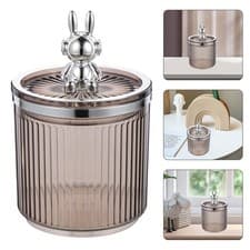 Image of Storage Jars with Lids Airtight Clear Candy Decorative Canisters