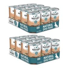 Image of NATURO Senior Dog Turkey & Chicken in Herb Gravy Wet Food 390g Cans BBF Mar 2026