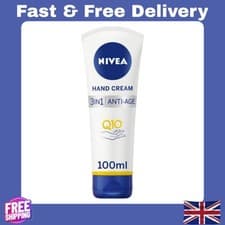 Image of NIVEA 3in1 Q10 Anti Age Care Hand Cream (100ml) Moisturising Hand Cream Reduces