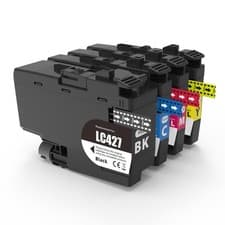 Image of Compatible LC427 for Brother Printers Set of 4 Ink Cartridges - Go Inks 4 Pack