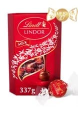 Image of Lindt Lindor Milk Chocolate Truffles – 337g Box (Approx. 26 Balls)
