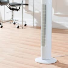 Image of DUNELM 32" SLIMLINE TOWER FAN WITH TIMER