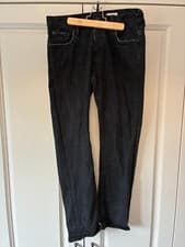 Image of All Saints Mens Black Jeans / Straight / 32 Waist / Reed - RRP £129.00