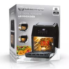 Image of Daewoo 12L Air Fryer Oven Rotisserie 1800W Electric Family Size Oil Free Healthy
