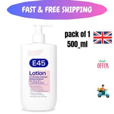 Image of E45 moisturising Lotion Pump - 500g - Dermatological - Skin Care Cream