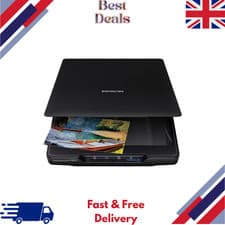 Image of Epson Perfection V39 II Color Photo and Document Flatbed USB Scanner 4800 dpi