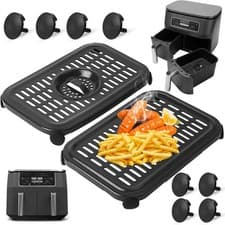 Image of Air Fryer Grill Plate for Ninja Foodi AF300UK 6 in 1 7.6L DualZone Air Fryer...