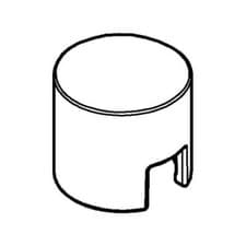 Image of GROHE Cover Cap 47974 2 Pieces Chrome