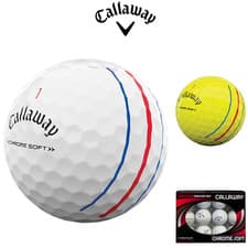 Image of Callaway Triple Track Chrome Soft GOLF BALLS Recycled GRADE A, Pearl, FREE P&P